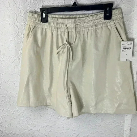 Good American Better Than Leather Shorts - Picture 6 of 7